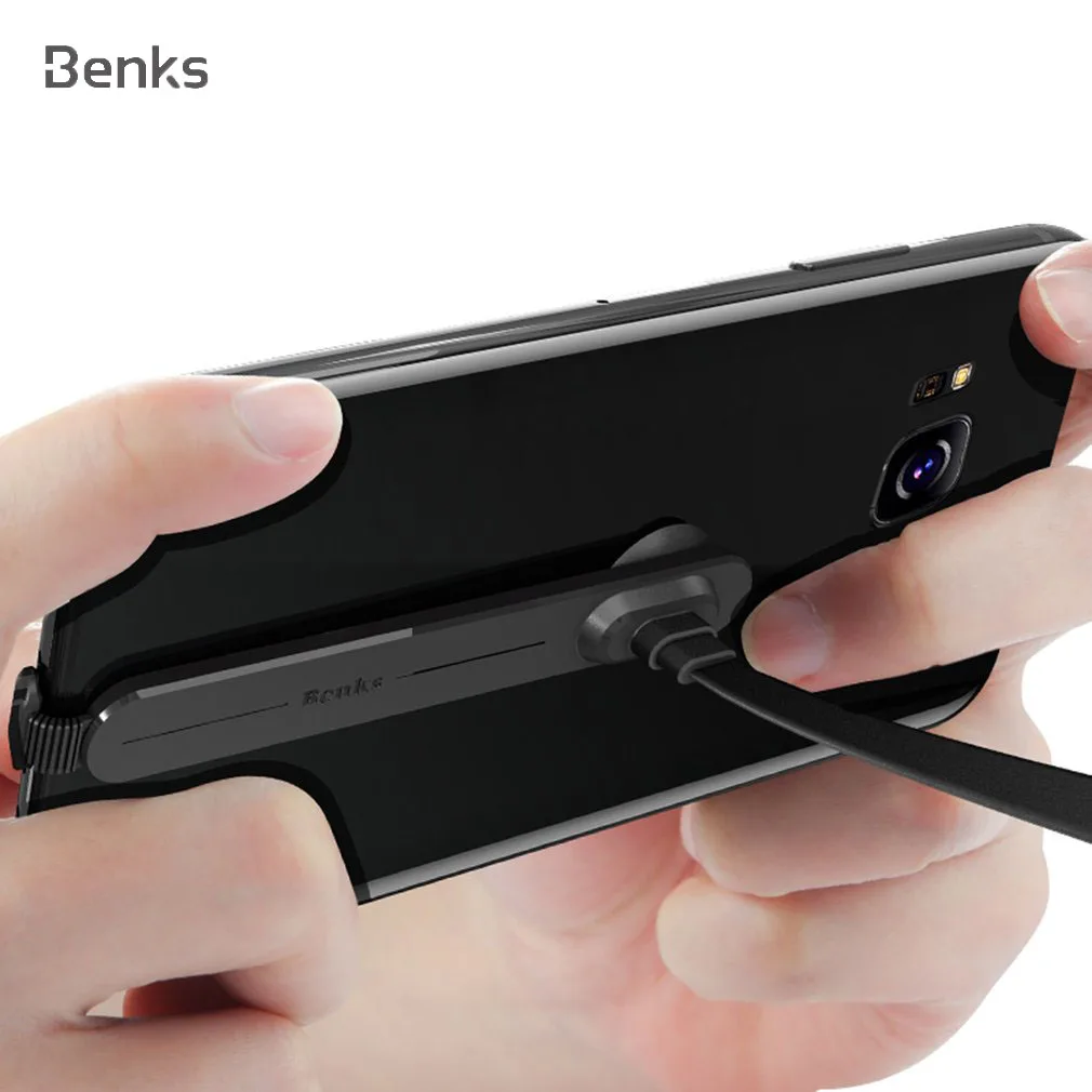 Benks type-C Micro usb зарядный провод для Samsung Galaxy S9+ S8 Plus Xiaomi 6 Mi5 huawei зарядное устройство для Android кабель для iPhone