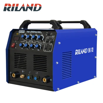 RILAND Single Phase 220V AC/DC Pulse Argon ARC Welding TIG 250PAC/DC Multifuctional TIG Welding Machine TIG Welder