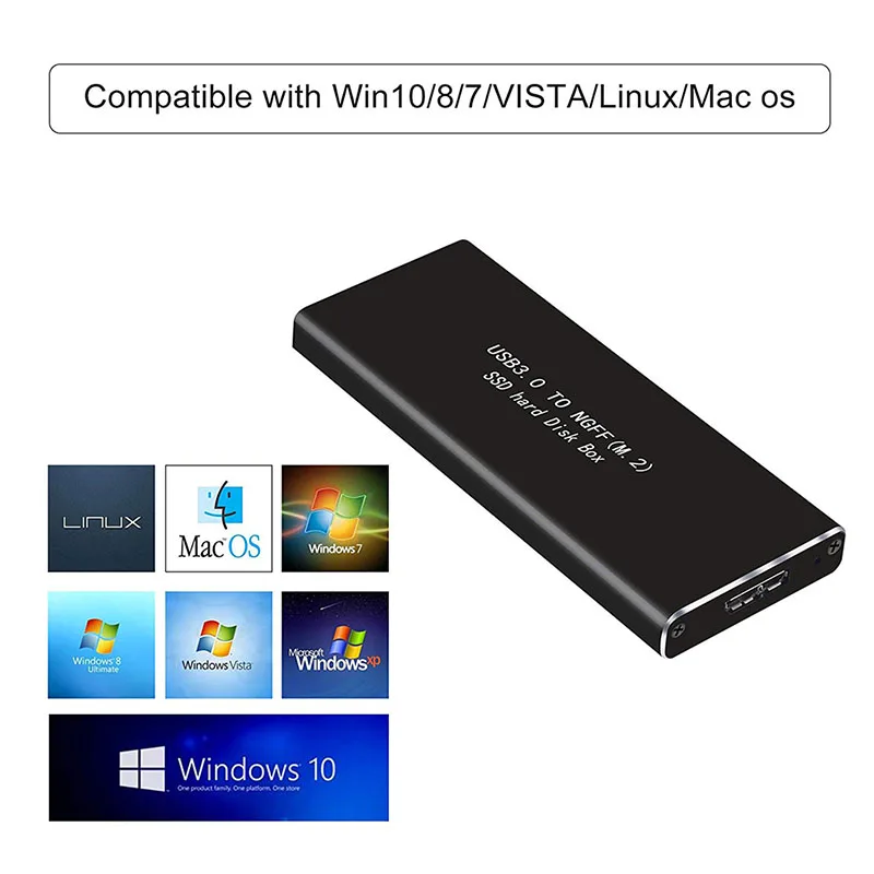 30*50 мм mSATA для USB 3 0 SSD корпус Внешний HD жесткий диск коробка хранения Чехол адаптер