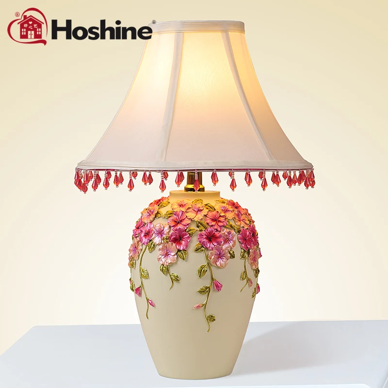 Hoshine современные декоративные Abajur фиолетовый цветок светодиодные настольные