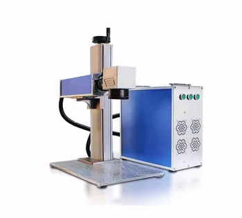 

Multi-purpose 20W Raycus fiber laser metal marking machine for aluminum gold, silver and copper laser engraving PVC plastic