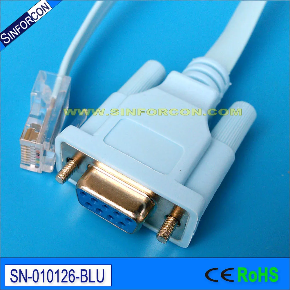 POS-X EVO-XZ1-SC EVO-XZ6-SC Serial COM Cable Adapter RJ50 10-pin to DB9 RS-232
