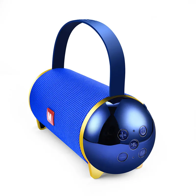 Лучший Саундбар 20 Вт большая мощность динамик Портативный enceinte Блютуз динамик водонепроницаемый spiker Бумбокс 3D стерео музыкальный сабвуфер - Цвет: Blue