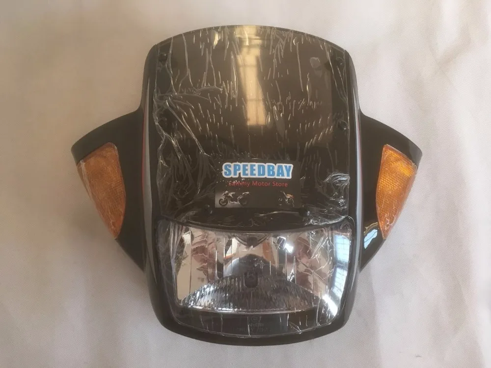 Фонарь передней фары мотоцикла с фонариком и поворотником|motorcycle front fairing|headlight