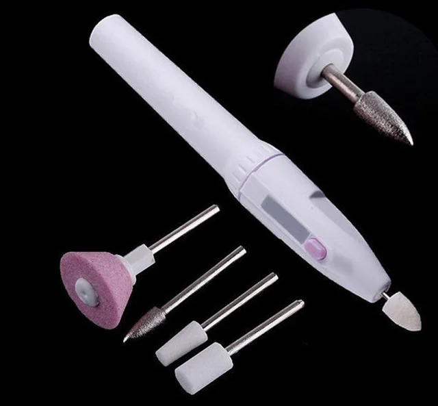 Nail Sander Polish Tools Art Care Tips Battery Manicure Toe Nail Sander Polish Tools Art Care Tips Battery Manicure Toe Drill Buffing File Pen