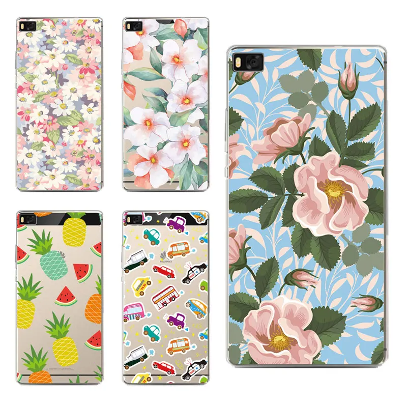 

Fashion Vintage Floral Rose Flower Soft Clear TPU Phone Case For huawei P10plus P8 P9lite honor 3c 4c 6a 7 8 9 5c Free Shipping