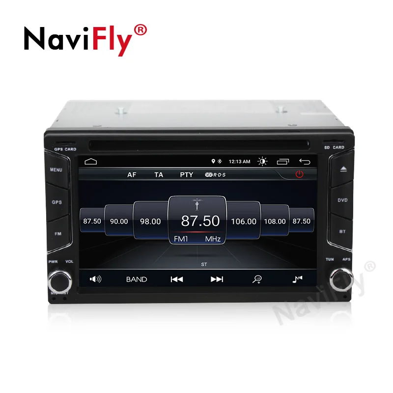 Cheap NaviFly 2Din Universal Android 8.1 Car GPS RDS Cassete for Nissan Toyota Peugeot KIA Car radio bluetooth ipod 4G wifi DVR camera 3