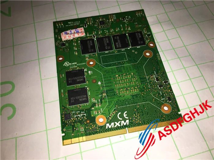 

Original FOR MSI MS-1W0B1 VER:1.0 GT70 MS-1763 GT60 MS-16F4 N14E-GS-A1 GTX 770M VIDEO CARD Fully tested