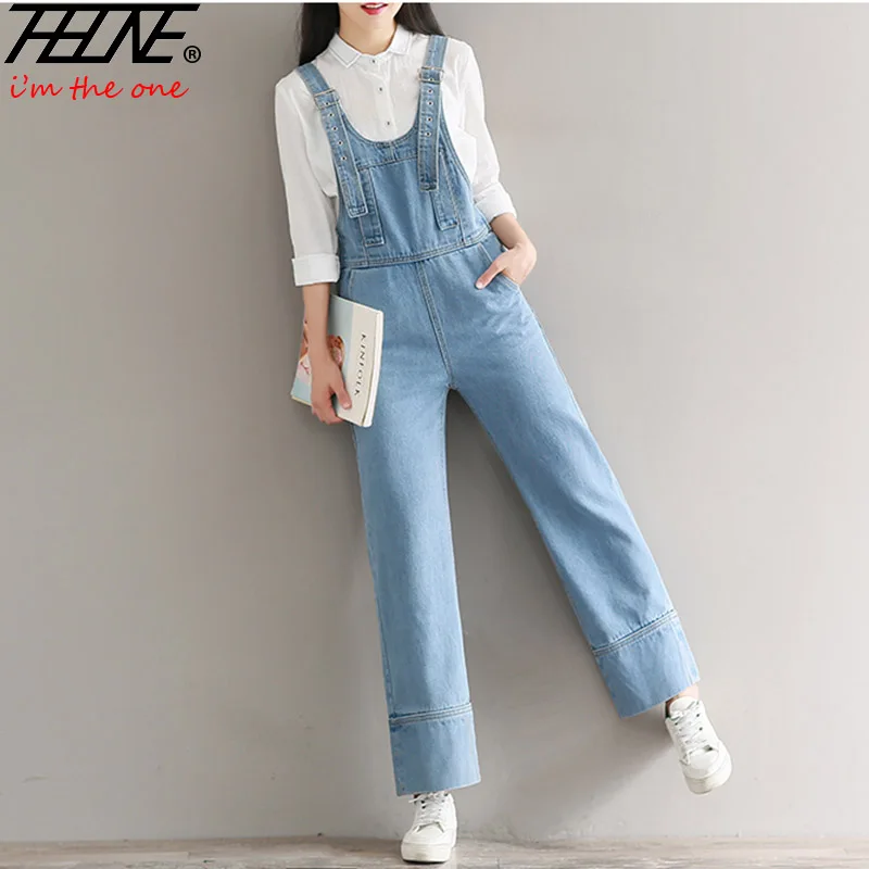 THHONE Brand Jeans Jumpsuit Women Denim 