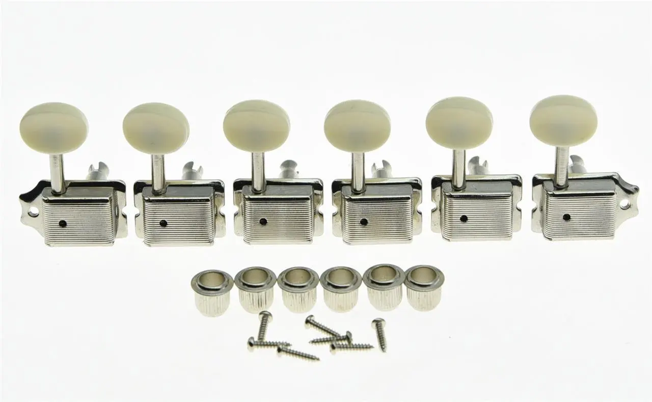 

High quality Nickel w/ Aged White Split Vintage Guitar Tuning Keys Tuners for Strat/Tele Korea Made