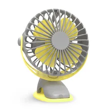 4 скорости передачи, Регулируемый DC 5 в 3 Вт USB зажим на вентилятор, мини 4000 мАч аккумулятор, портативный вентилятор для офиса, рабочего стола, путешествий, дома