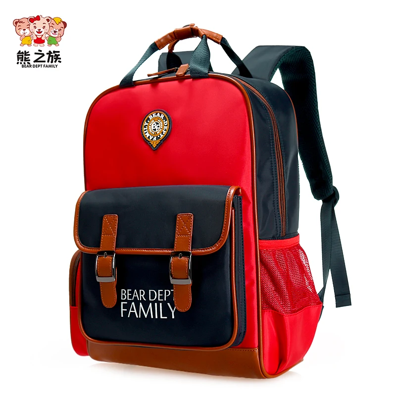 

BEAR DEPT FAMILY Brand Kids Backpacks Children Schoolbags Kindergarten Boys Girls Primary School Teen Handbags Cartoon Backpack