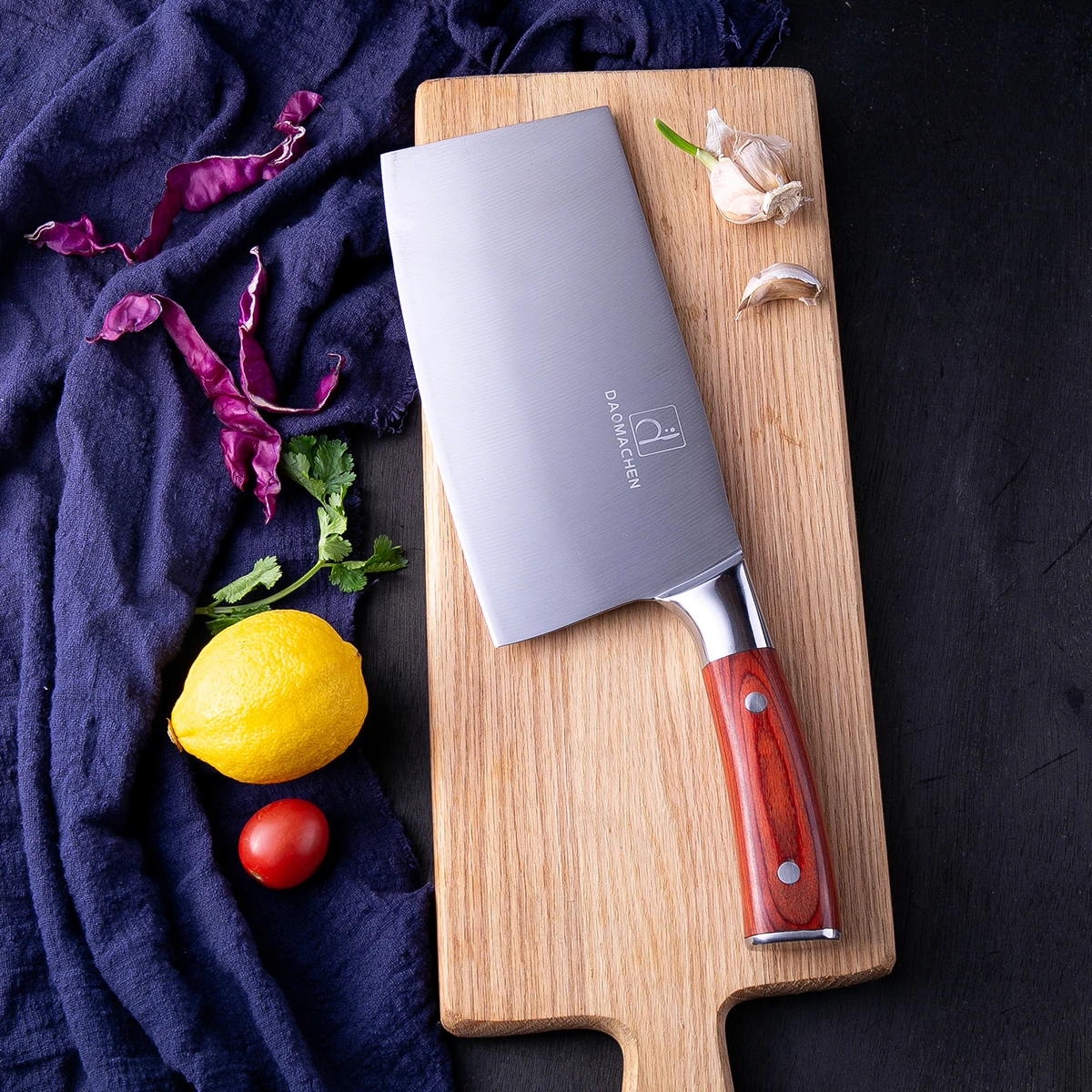 DAOMACHEN нож шеф-повара из нержавеющей стали, острые японские кухонные ножи, для мяса, фруктов, овощей, Cuter, Кливер, инструменты для приготовления пищи