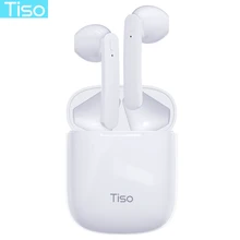 Tiso ix Bluetooth 5,0 наушники 6D настоящие беспроводные стерео HD наушники спортивные TWS IPX5 Водонепроницаемая гарнитура с двойным микрофоном