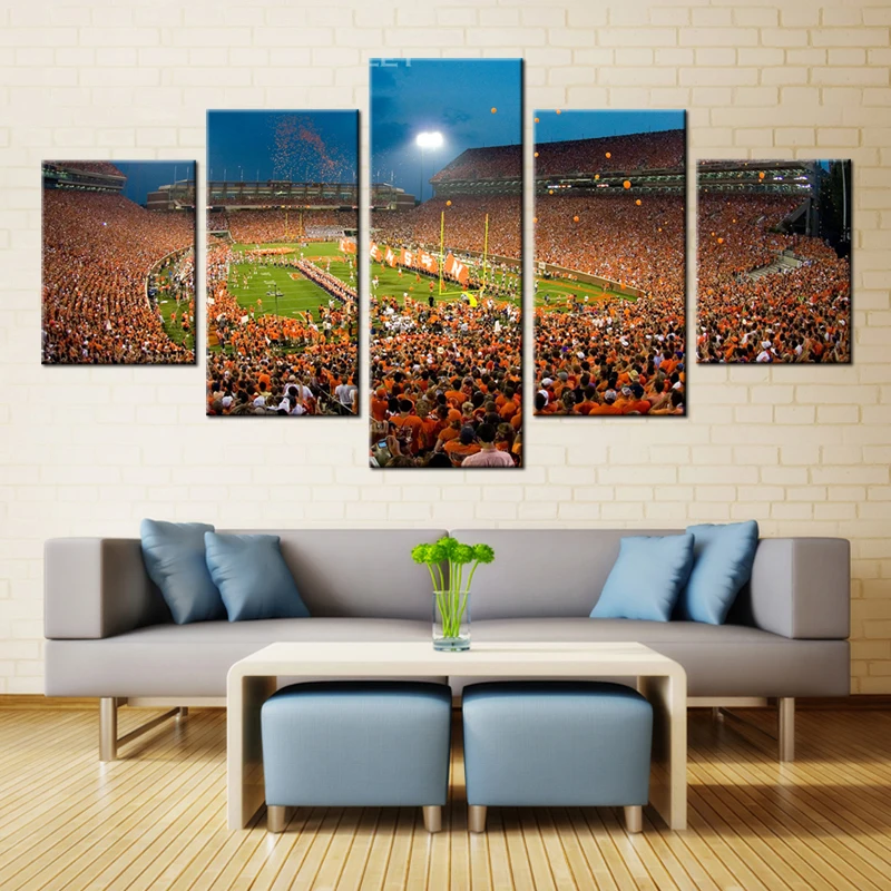

5 Pieces Baseball Modern Home Wall Decoration Painting Canvas Art HD Print Drawing Canvas Wall Modular Picture For Home Decor