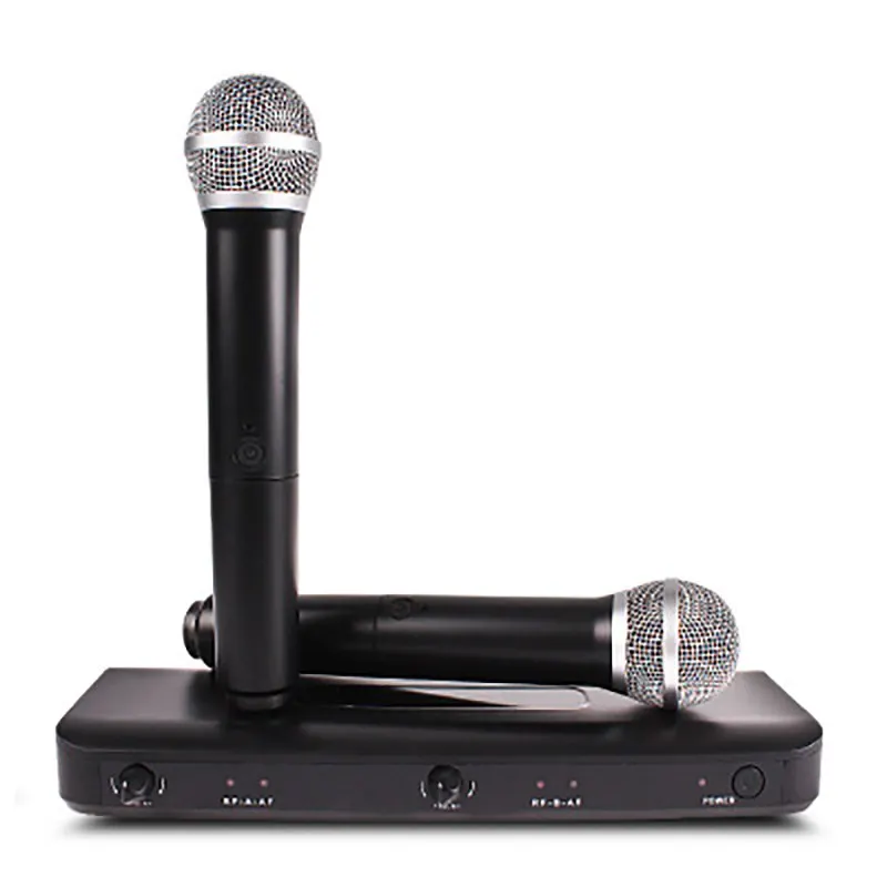 

Wireless one to two microphone amplification Home K song TV computer speaker amplifier KTV