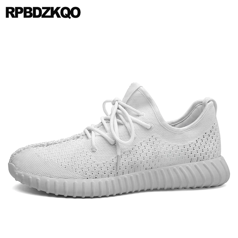 

Flats Casual Sneakers Lace Up Fashion White Trainers Spring And Autumn Comfort Summer Breathable Mesh Shoes Men Stylish 2017 Hot