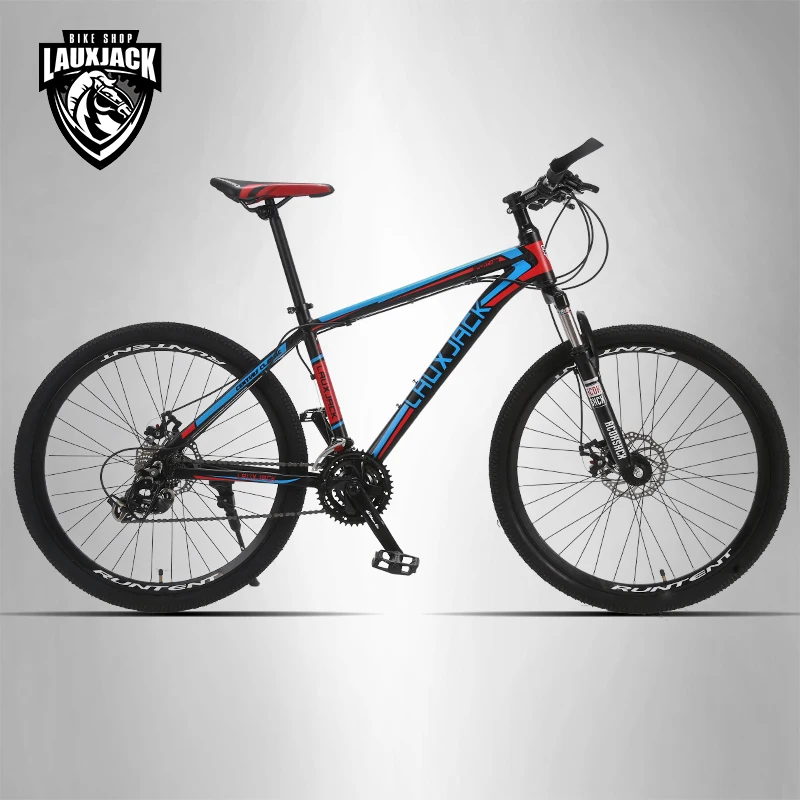 LAUXJACK горный велосипед алюминиевая рама 24 скорость Shimano механические дисковые