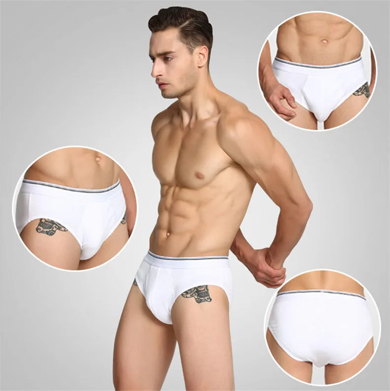 sports briefs 4pcs/lot 100%cotton men's underwear underpants male underwear men slip homme mens briefs calzoncillos hombre sexy man nkd brief cotton briefs