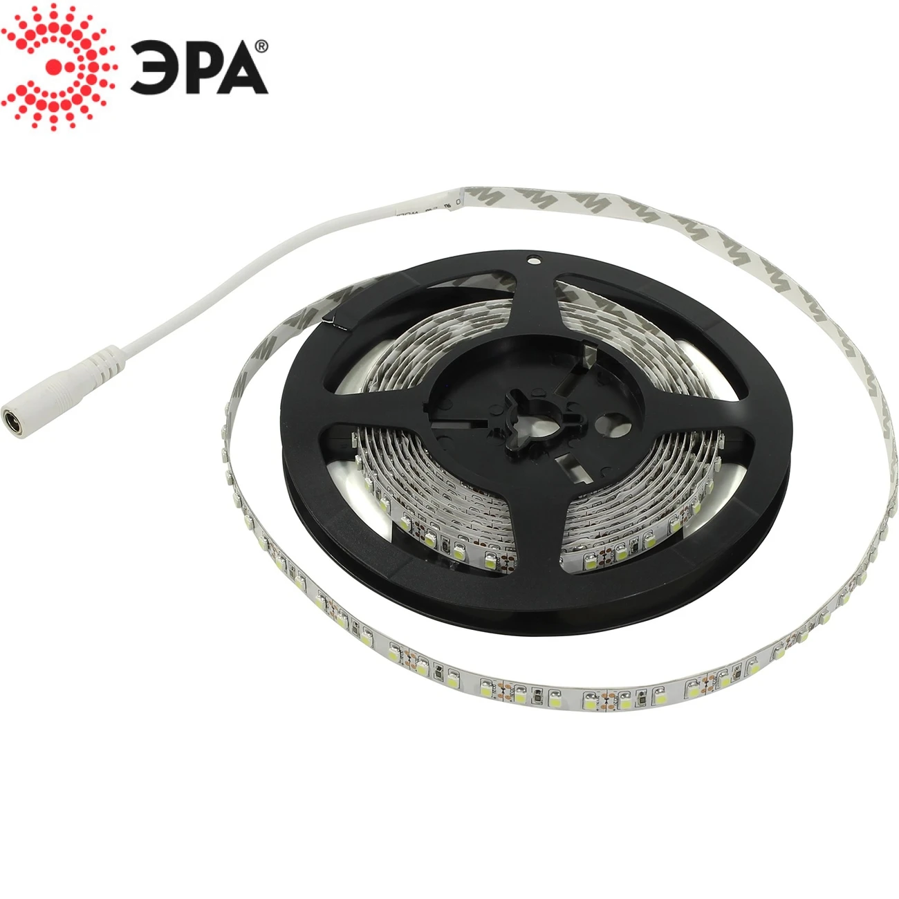 Светодиодная лента ЭРА LS3528-120LED-IP20-WW-eco-3m (80/1600, 3 метра, теплый белый свет)