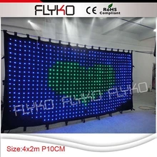 Дизайн внутренний СВЕТОДИОДНЫЙ экран с красивым видео