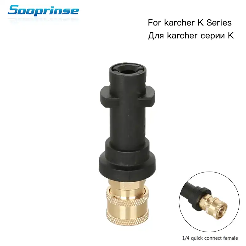 Sooprinse High Pressure Washer Gun Adapter Fit For Karcher K2 K3 K4 K5 K6 K7 Car Accessories Car Washer Cleaning Machine 1 4 Qc Aliexpress