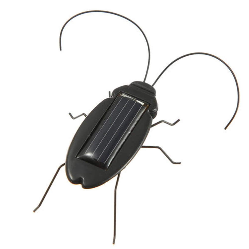 Kids adult funny toys Solar Powered Cockroach Toy Educational Gadget Electric Insect Game for | Игрушки и хобби
