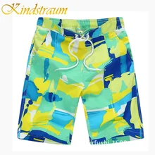 Kindstraum/Новые большой Обувь для мальчиков Быстросохнущие шорты Детская Летняя лоскутная Camo Surf Пляжные шорты Купальники для малышек Мотобрюки праздник, mc466