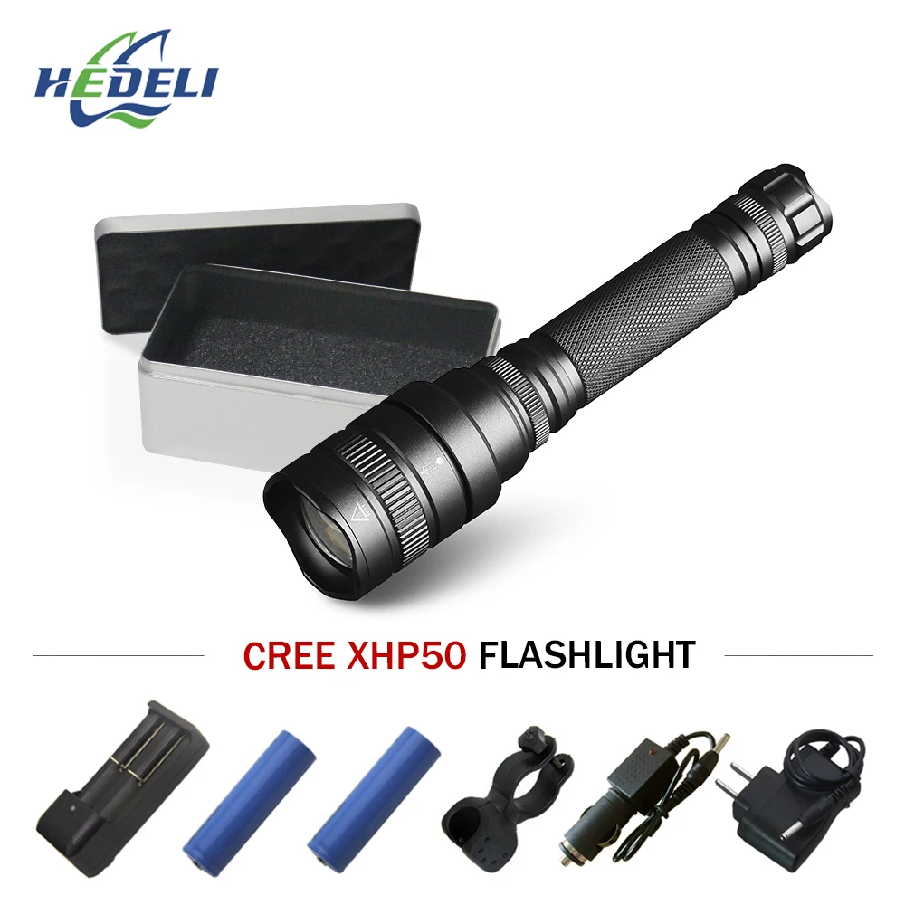 

tactical flashlight xhp50 self defense led flashlight usb zoom xml t6 xml l2 torch high power rechargeable led flashlights 18650