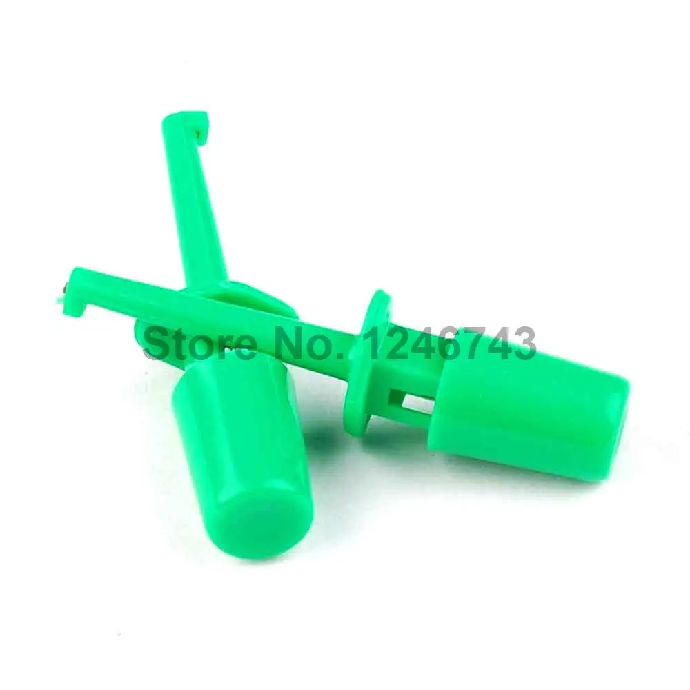

20PCS Hook Test Clip Test Hook Test Hook Green