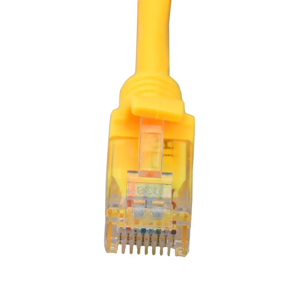 1.5M Yellow External  Network Ethernet Cable CAT5e 100% Copper RJ45  (11)