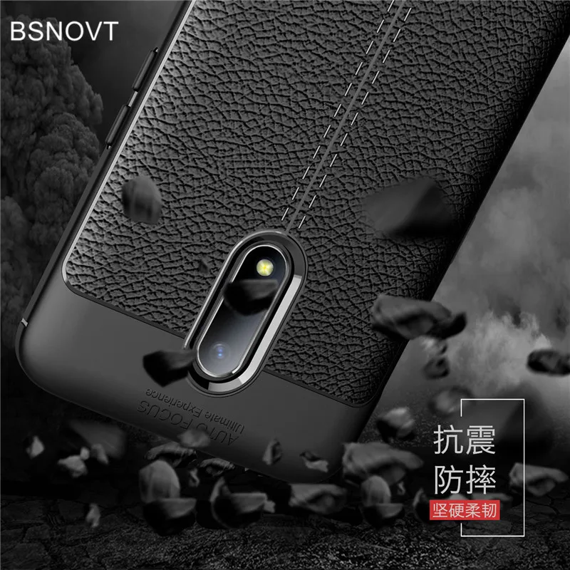 

BSNOVT Oneplus 7 Case Oneplus 7 Cover Soft Silicone TPU Leather Shockproof Phone Case For Oneplus 7 / 7 Pro Funda