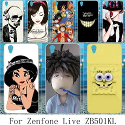 Akabeila Капа чехол-бампер для телефона для Asus Zenfone Live ZB501KL Zenfone 3 Go герои мультфильмов чехол с принтом "сделай сам"