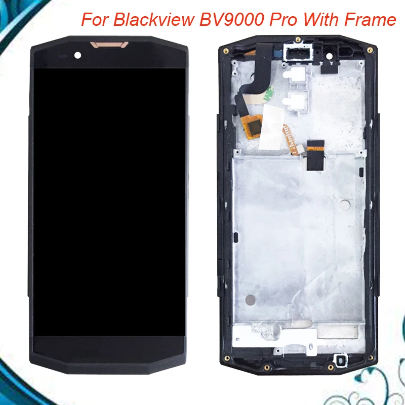 

Tested Well Black Lcd Screen For Blackview BV9000 / BV9000 Pro Lcd with Touch Screen Digitizer Assembly With Frame