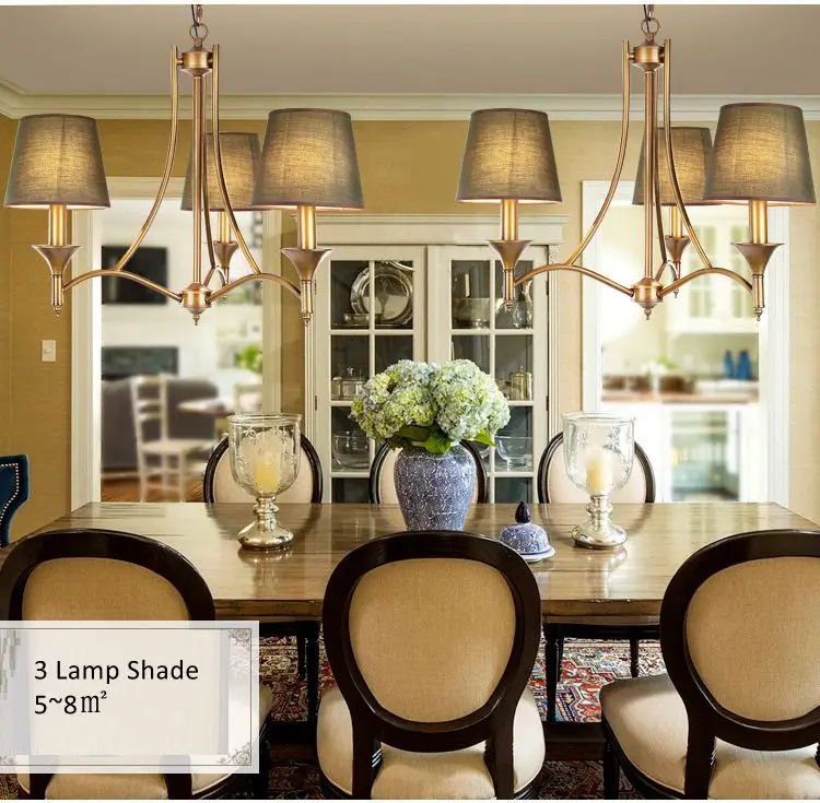 Contemporary Chandelier, Modern American Style Dining Room Chandeliers Lighting Fixture Pendant Light for Bedroom Living Lamp (6)