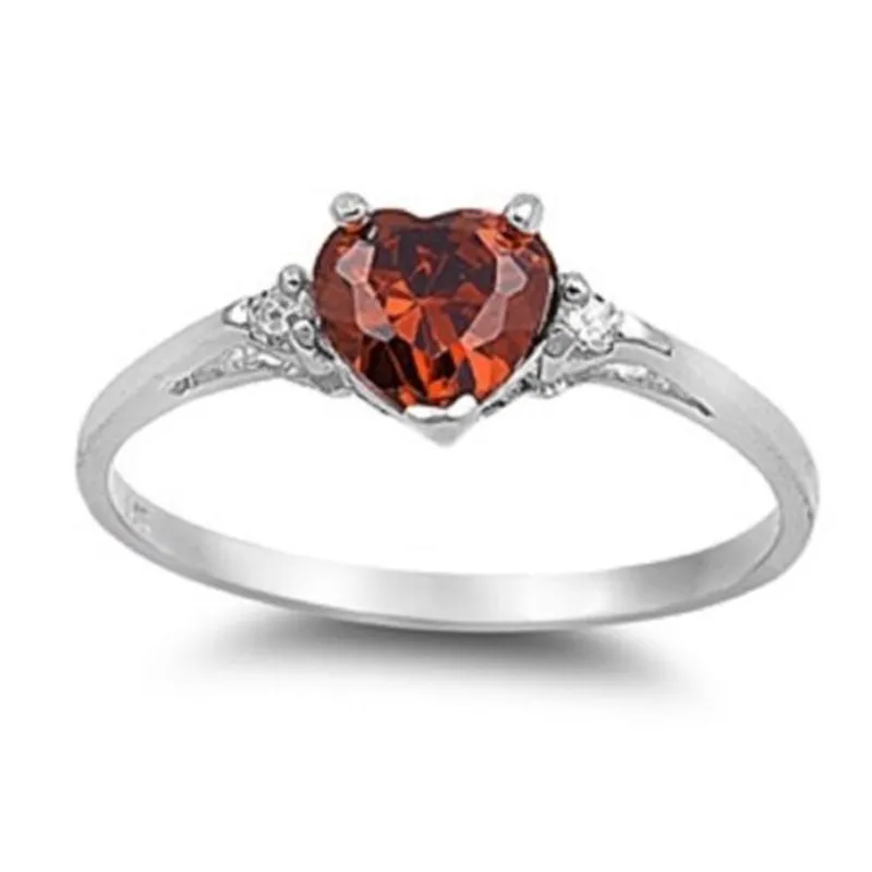 

Handmade 10 Colors Birthstone claddagh ring Engagement Wedding Band Rings for women men Wholesale Jewelry