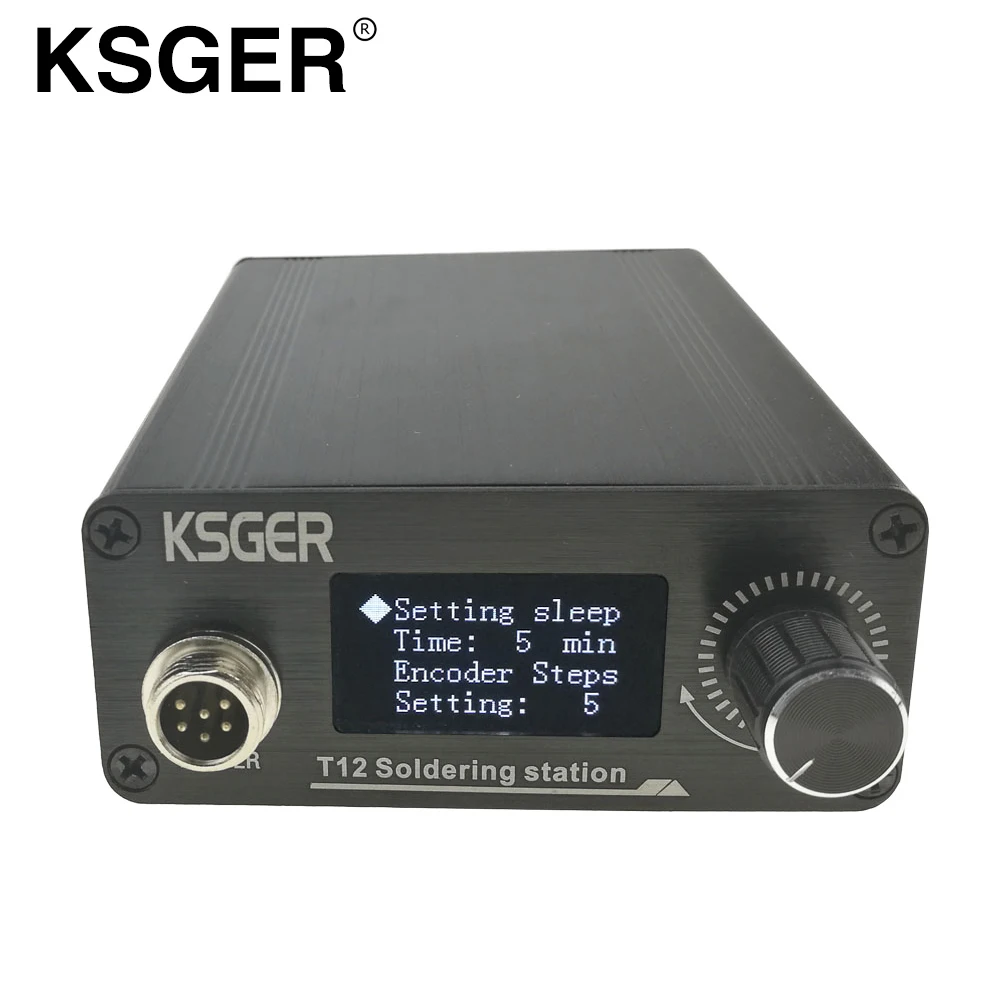 KSGER STM32 OLED 1,3 0,96 Размер T12 DIY паяльная станция с русским корейским английским китайским T12-B2 паяльником