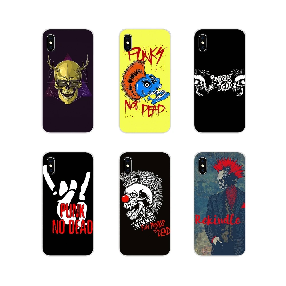 Гибкие чехлы для телефонов Samsung A10 A30 A40 A50 A60 A70 Galaxy S2 Note 2 3 Grand Core Prime Punks not dead |