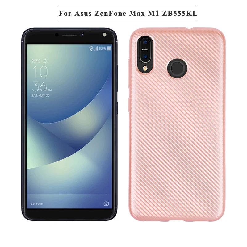 carbon fiber silicone case zenfone max m1 zb555kl (10)