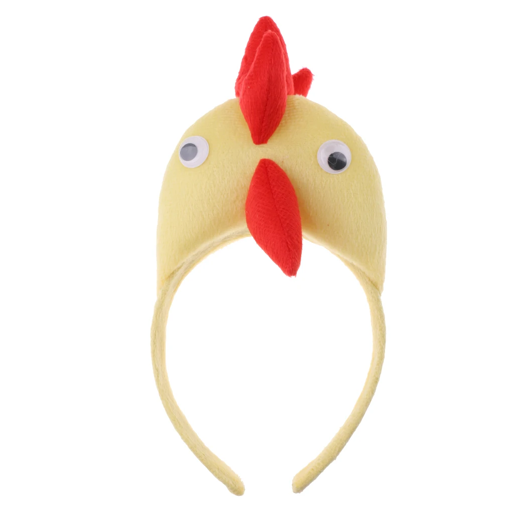 3pcs/set Unisex Kids Little Chick Headband Tail Bow Tie Costume Accessory Fancy Dress Boys Girls Cosplay Props