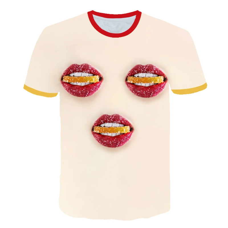 

2019 New summer Funny T Shirt women T-shirt 3D Printed Tshirt Fashion Cartoon Harajuku Female Short sleeve