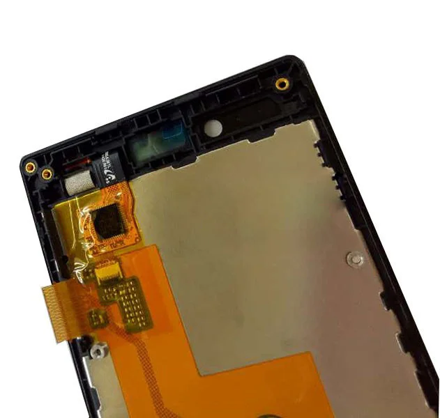 Для Sony Xperia J ST26a ST26i ST26 ЖК дисплей с сенсорным сенсором стекло дигитайзер рамкой в
