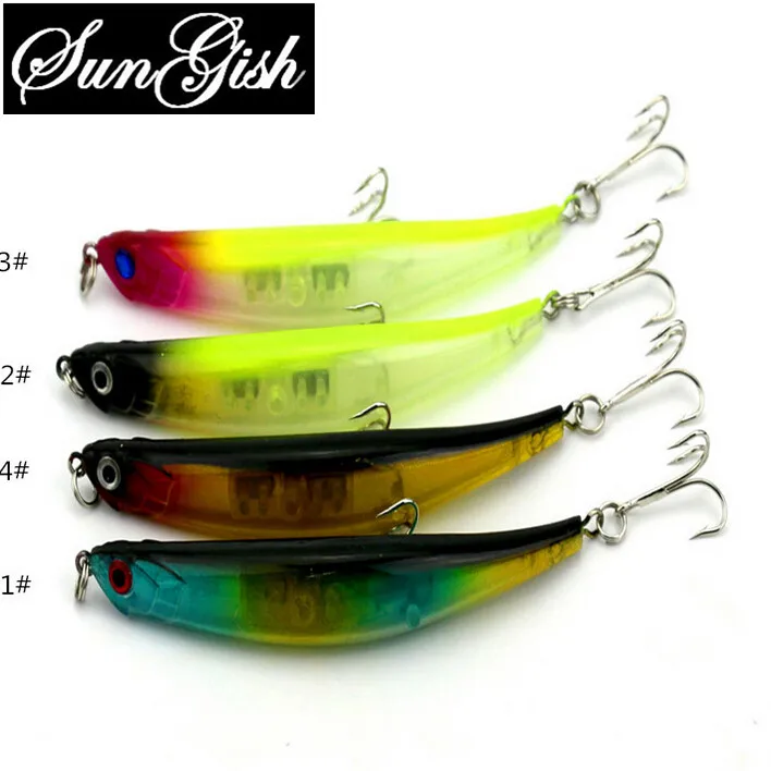 2017 New pattern Plastic Fake Bait Long Shot Fake Bait Fish Hard Bait