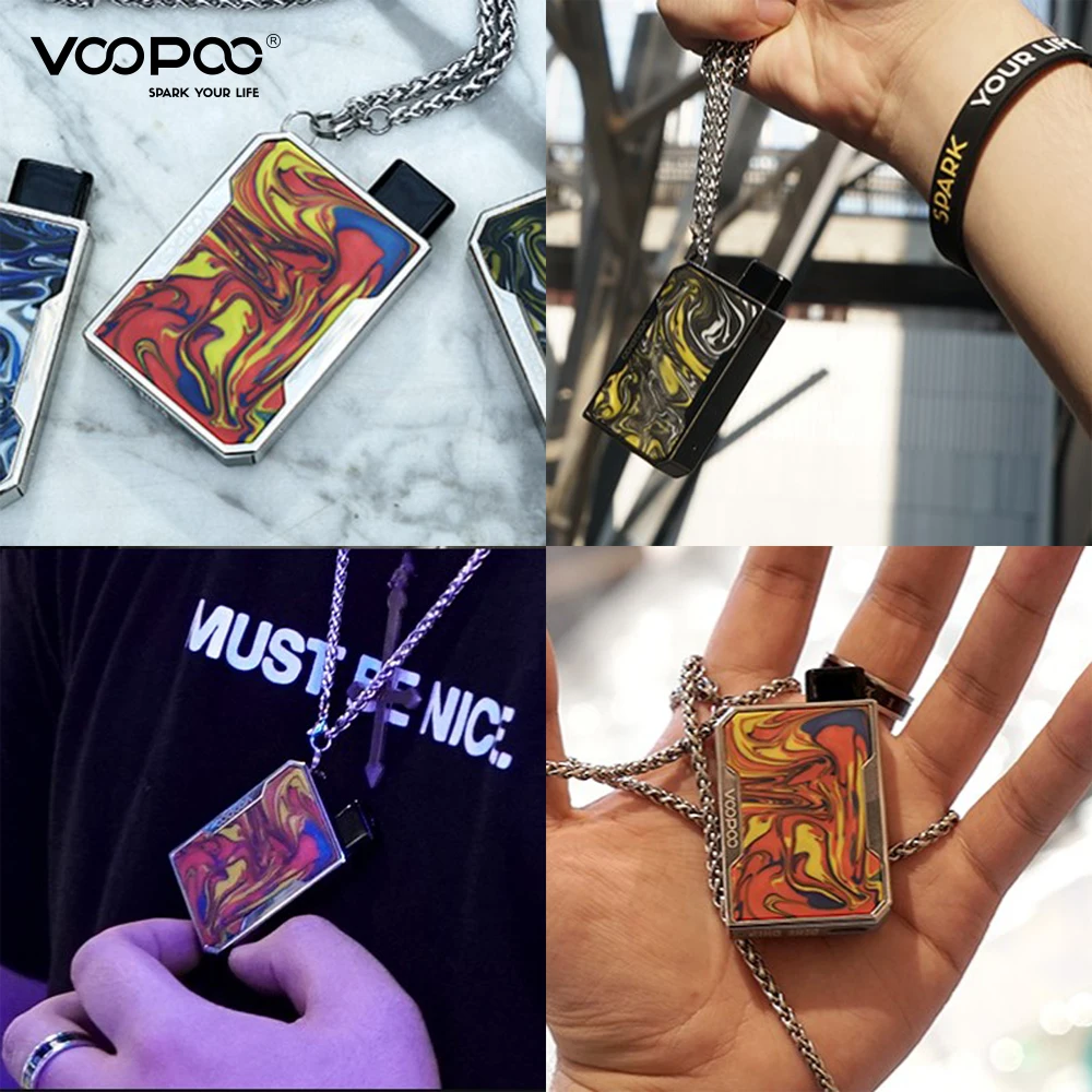 Оригинальный VOOPOO DRAG Nano Pod Vape Kit 750 мАч аккумулятор 1 мл картридж GENE chip AIO Vaping Device VS Drag