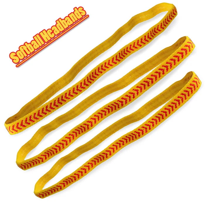 Рукоятка и обтягивающая повязка для волос для Софтбола-желтые красные стрелки(упаковка из 3
