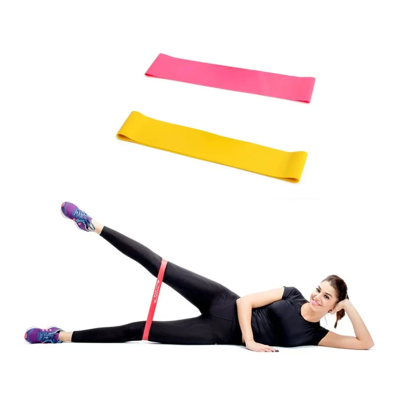 Buy 1pcs Strechable Rubber Elastic Yoga Belt Band Pull