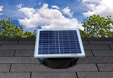 Солнечный Чердачный вытяжной вентилятор, монтируемый на крышу вентилятор 660cfm для мобильного туалета, теплицы, маленький фермерский дом, дом для домашних животных, 5 лет гарантии