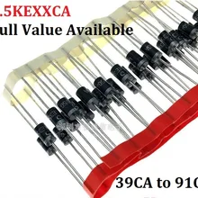 20 шт 1.5KE 1.5KE39CA 43CA 47CA 51CA 56CA 62CA 82CA 91CA ТЕЛЕВИЗОРЫ диод