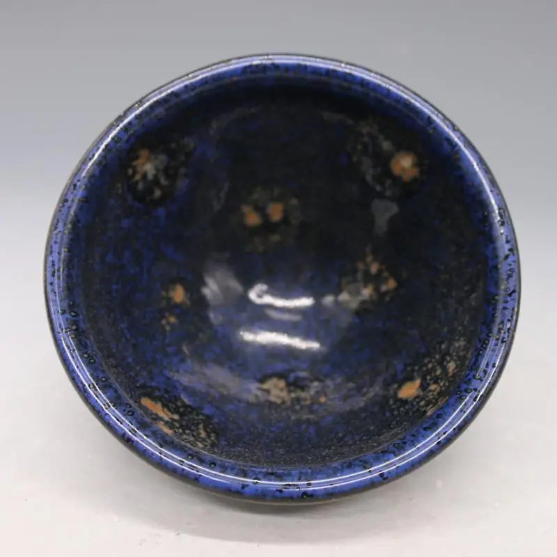 3 антикварный эпохи династии Сун фарфоровая миска, jian kiln масло капельного чаша, ручная роспись ремесла, коллекция и украшением в виде банта