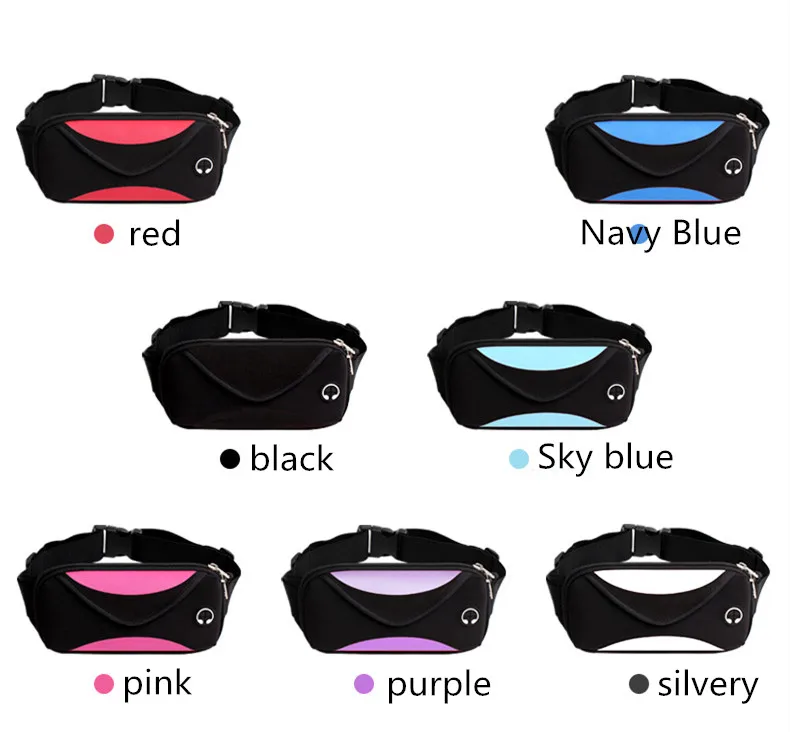 

Fashion men waist pack waist bag unisex waterproof fanny pack women belt bum bag male phone wallet Pouch Bags